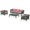 Cabana Stripe Crimson