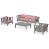 Trellis Crimson