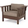 Mahogany / Spiced Burlap