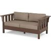 Mahogany / Spiced Burlap