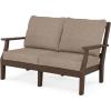 Mahogany / Spiced Burlap