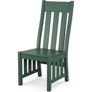 Martha Stewart by POLYWOOD® Acadia Dining Side Chair in Slate Grey(Green)