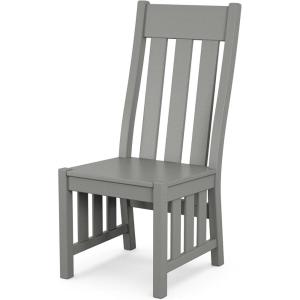 Martha Stewart by POLYWOOD® Acadia Dining Side Chair in Slate Grey(Slate Grey)
