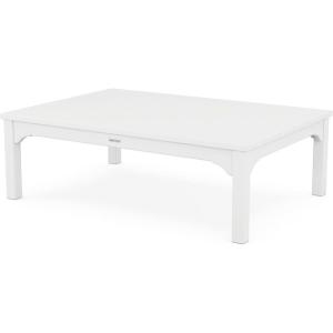 Martha Stewart by POLYWOOD® Chinoiserie Coffee Table in White(White)