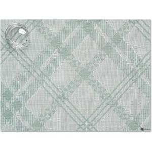 Martha by Martha Stewart | Chilewich Ribbons Placemats in Burnt Coral – Set of 4 – Easy Care Woven Tabletop Textiles – Indoor/Outdoor – 19″ x 14″ Rectangle(Abalone)