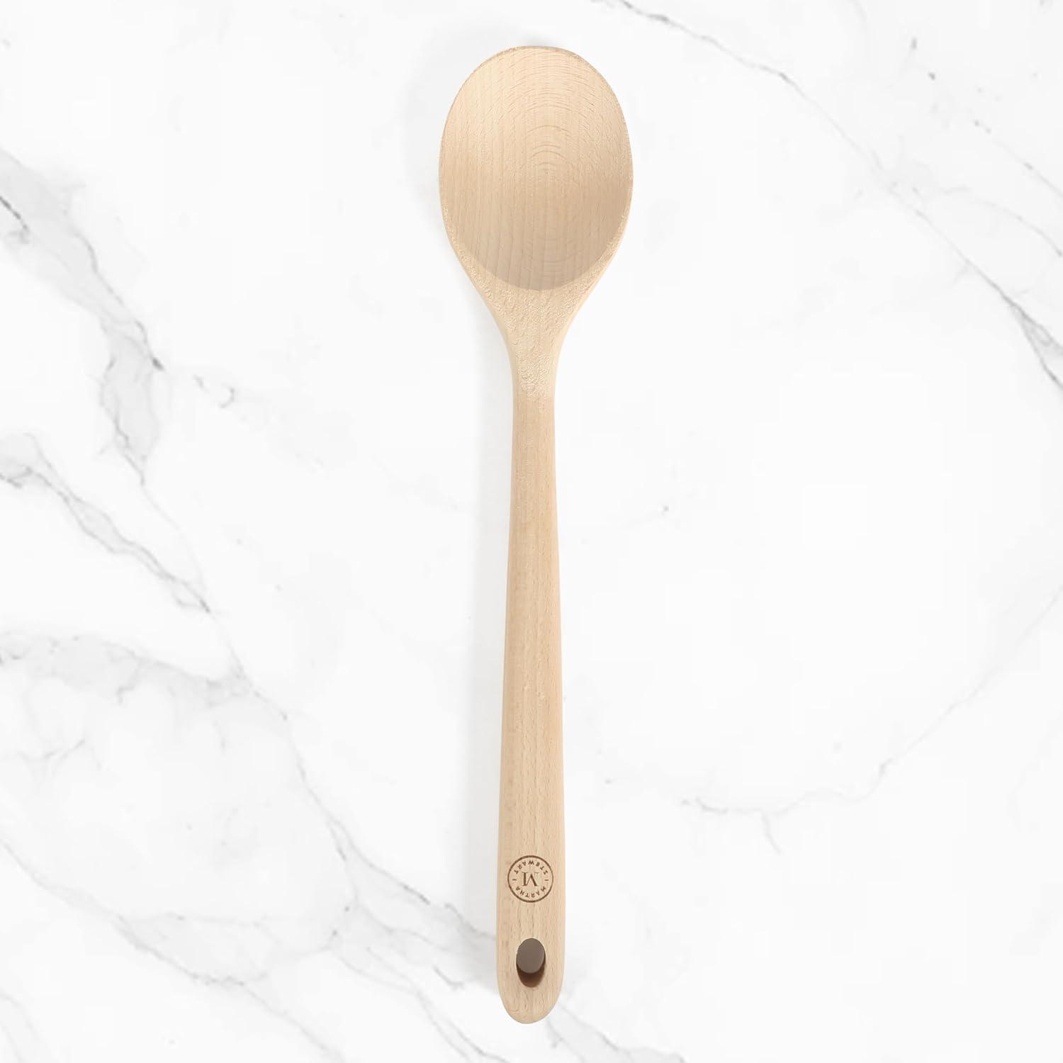 imageMartha Stewart Bainford Silicone Spatula wBeech Wood HandleBainford 14 Wood Spoon