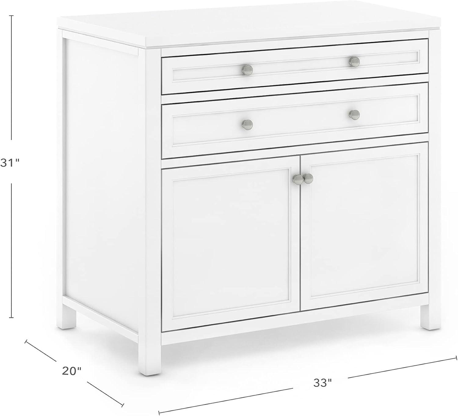 imageMartha Stewart Crafting Kids Artwork Storage Linen White Wooden Art Supply Storage Cabinet with Drawers Crafting Organization for Paper and ToolsLinen White
