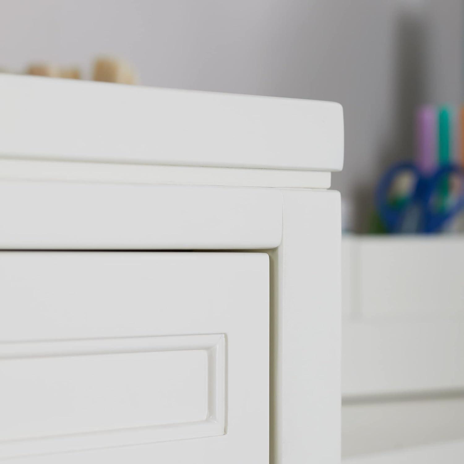 imageMartha Stewart Crafting Kids Artwork Storage Linen White Wooden Art Supply Storage Cabinet with Drawers Crafting Organization for Paper and ToolsLinen White