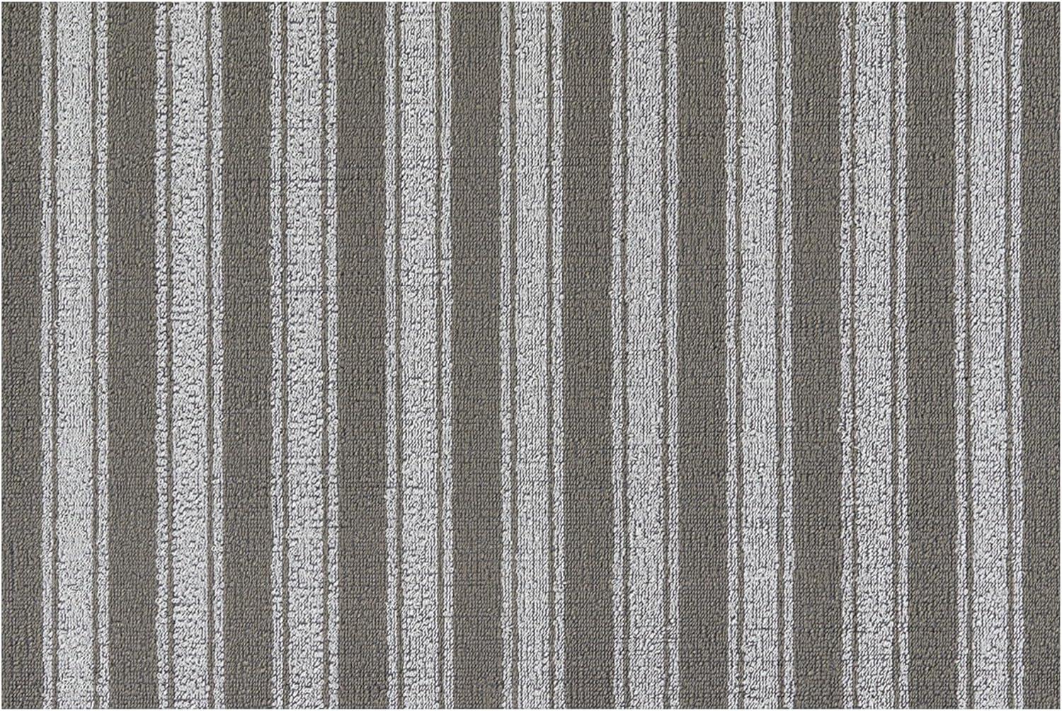 imageChilewich Martha by Martha Stewart Boardwalk Stripe Shag Mat Premium IndoorOutdoor Doormat for Entryway Kitchen Dining Room Bathroom Patio Waterproof Backing Fern 1 6 x 2 4Walnut