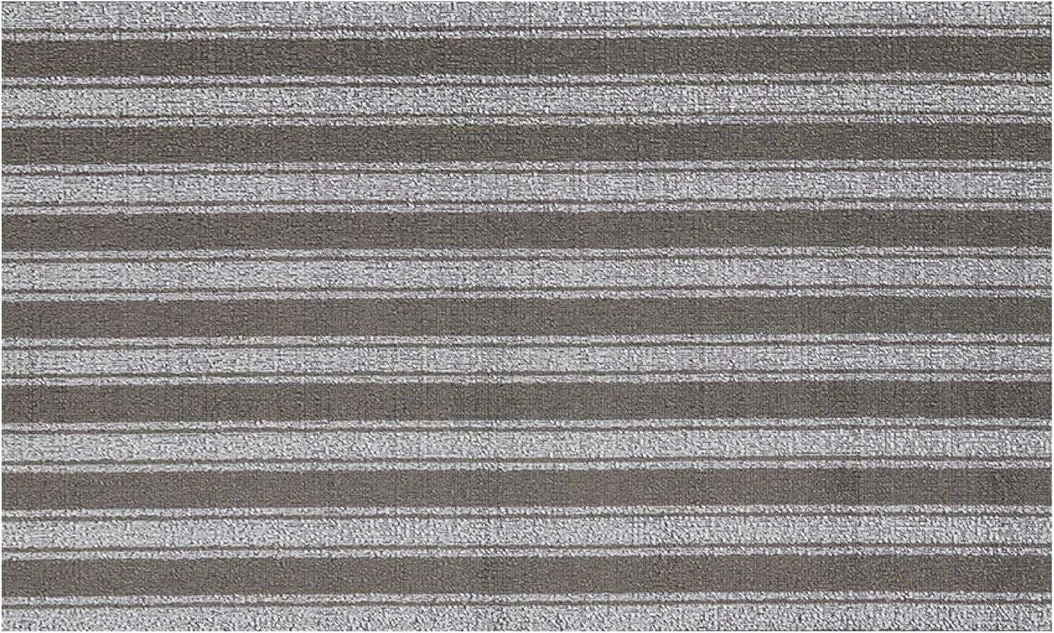 imageChilewich Martha by Martha Stewart Boardwalk Stripe Shag Mat Premium IndoorOutdoor Doormat for Entryway Kitchen Dining Room Bathroom Patio Waterproof Backing Fern 1 6 x 2 4Walnut