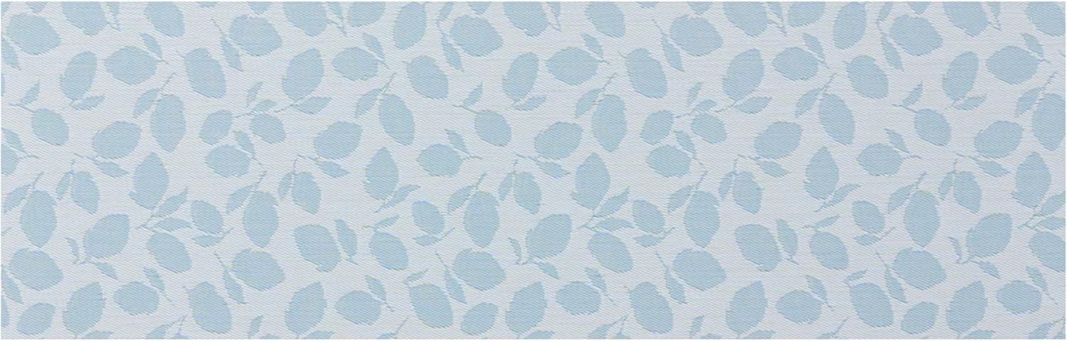 imageChilewich Martha by Martha Stewart Lemon Leaves Rug Premium IndoorOutdoor Runner Rug for Entryway Kitchen Dining Room Patio NonSlip Backing Robins Egg 22 x 6Robins Egg
