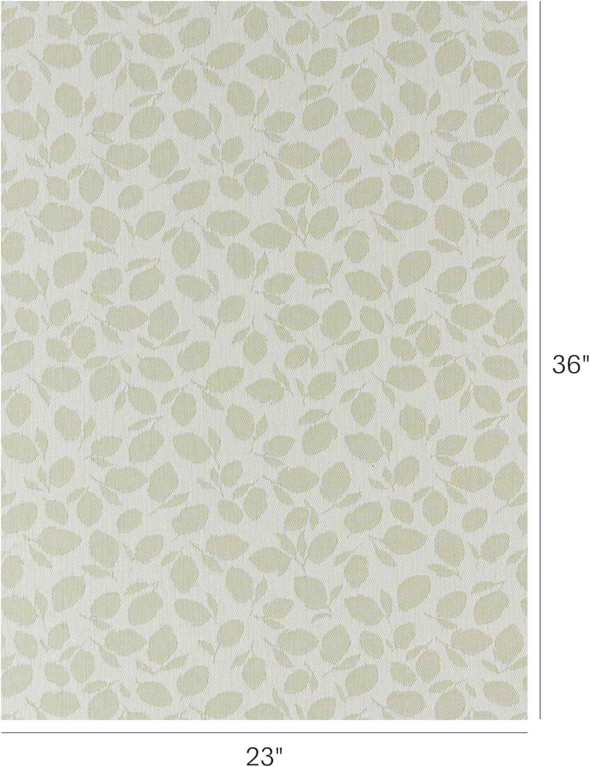 imageChilewich Martha by Martha Stewart Lemon Leaves Rug Premium IndoorOutdoor Runner Rug for Entryway Kitchen Dining Room Patio NonSlip Backing Robins Egg 22 x 6Sprout