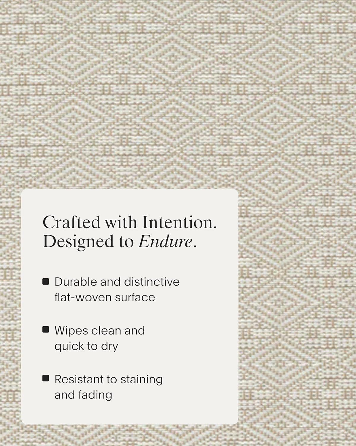 imageMartha by Martha Stewart Chilewich Boxwood Placemats Woven Placemats Set of 4 Reusable StainResistant IndoorOutdoor Tabletop Protection Burnt Coral 14 x 19 RectangleFlax