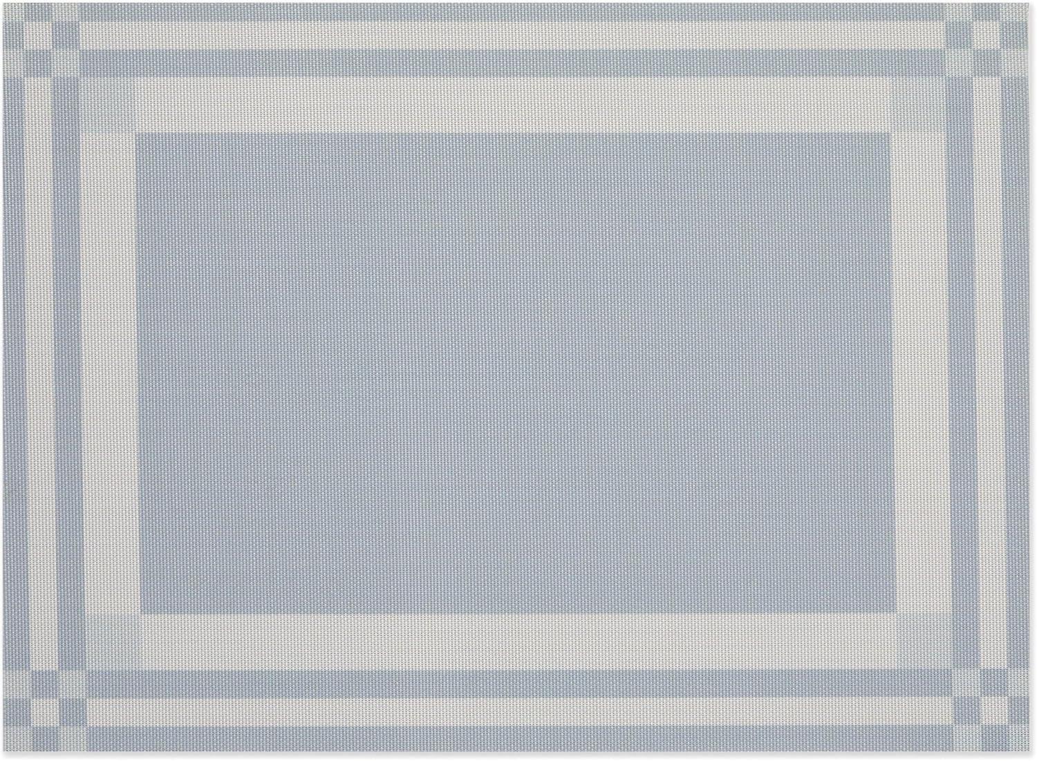 imageMartha by Martha Stewart Chilewich Handkerchief Placemats in Sea Set of 4 Easy Care Woven Tabletop Textiles IndoorOutdoor 19 x 14 RectangleSea