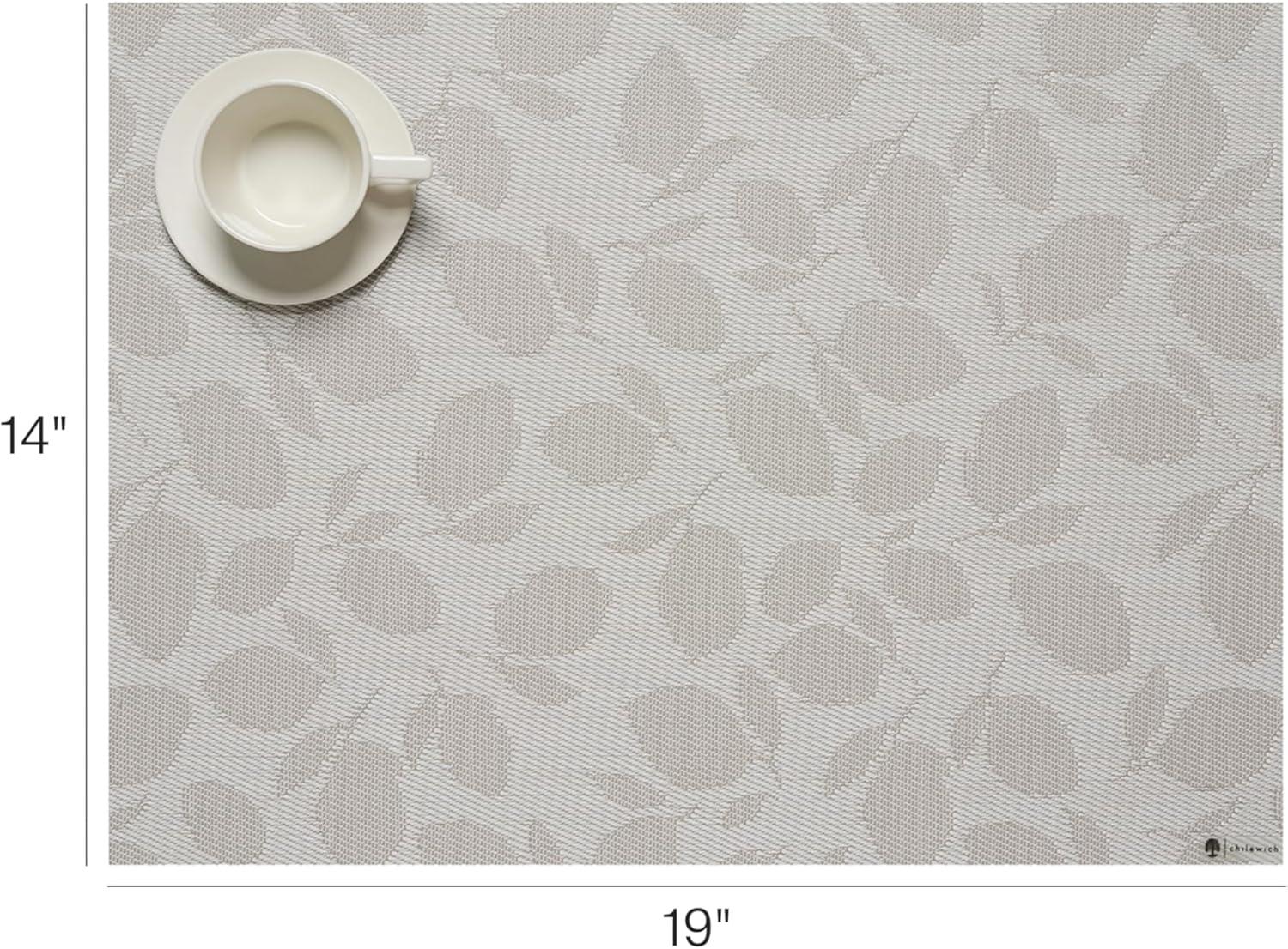 imageMartha by Martha Stewart Chilewich Lemon Leaves Round Woven Placemats 15 Dining Table Mats Reusable StainResistant IndoorOutdoor Tabletop Protection MarigoldSteel Wool