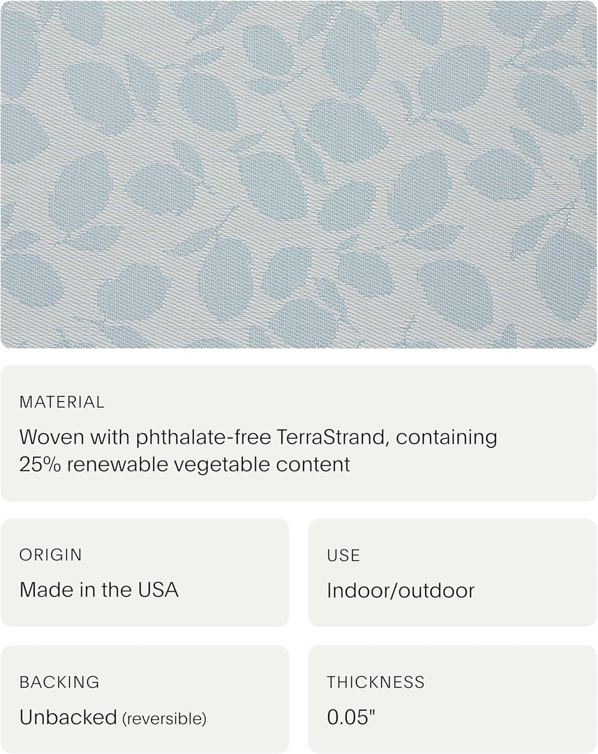 imageMartha by Martha Stewart Chilewich Lemon Leaves Woven Table Runner Reusable StainResistant IndoorOutdoor Dining Table Decorations 14 x 72 GoldenrodRobins Egg