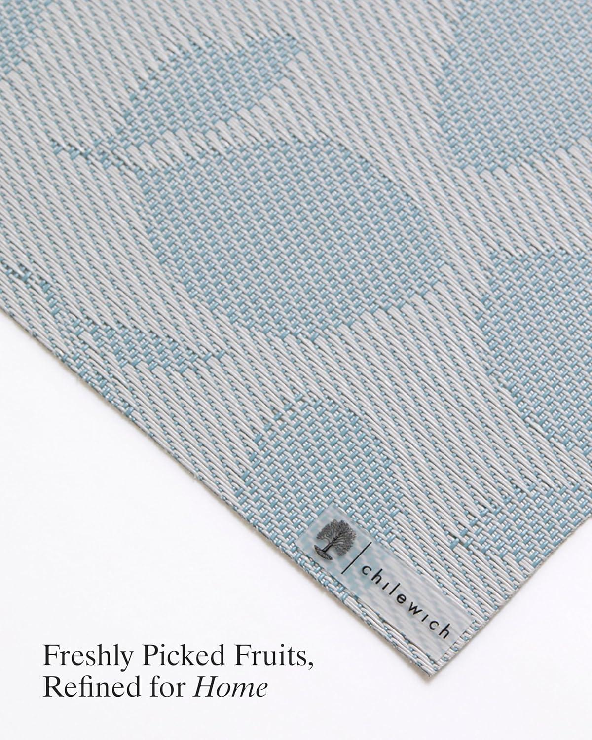 imageMartha by Martha Stewart Chilewich Lemon Leaves Woven Table Runner Reusable StainResistant IndoorOutdoor Dining Table Decorations 14 x 72 GoldenrodRobins Egg