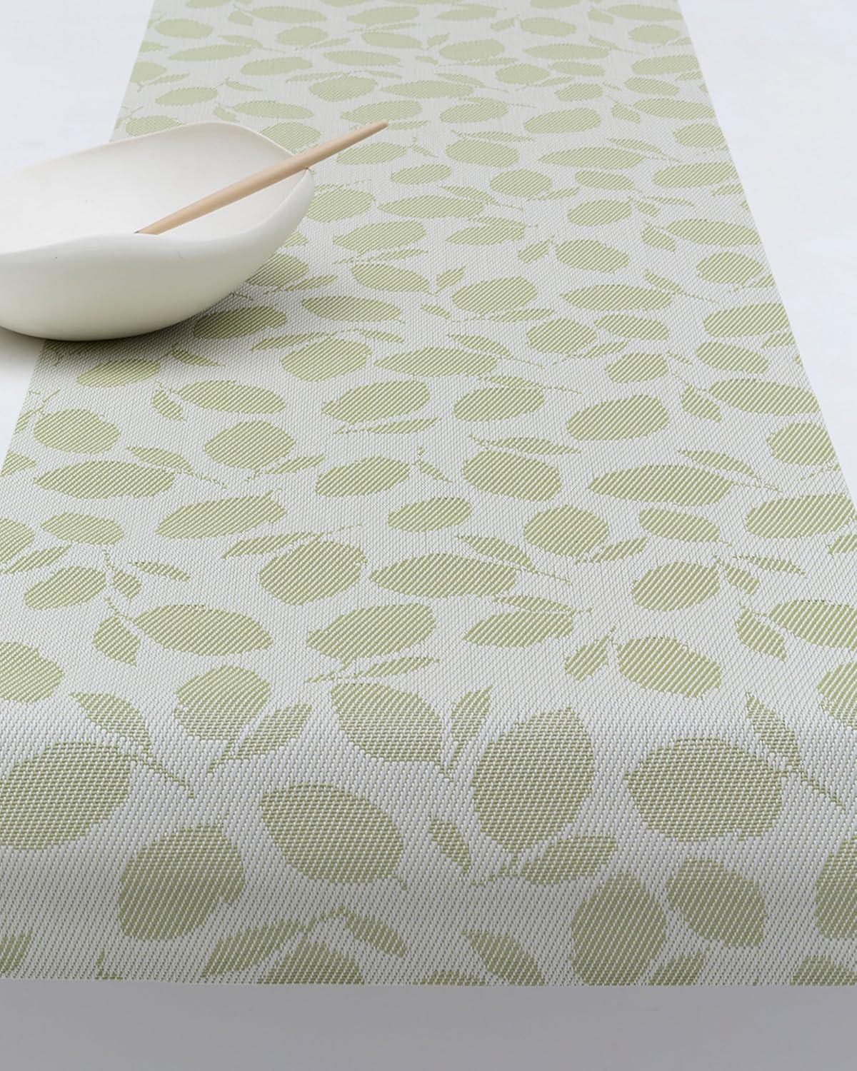 imageMartha by Martha Stewart Chilewich Lemon Leaves Woven Table Runner Reusable StainResistant IndoorOutdoor Dining Table Decorations 14 x 72 GoldenrodSprout