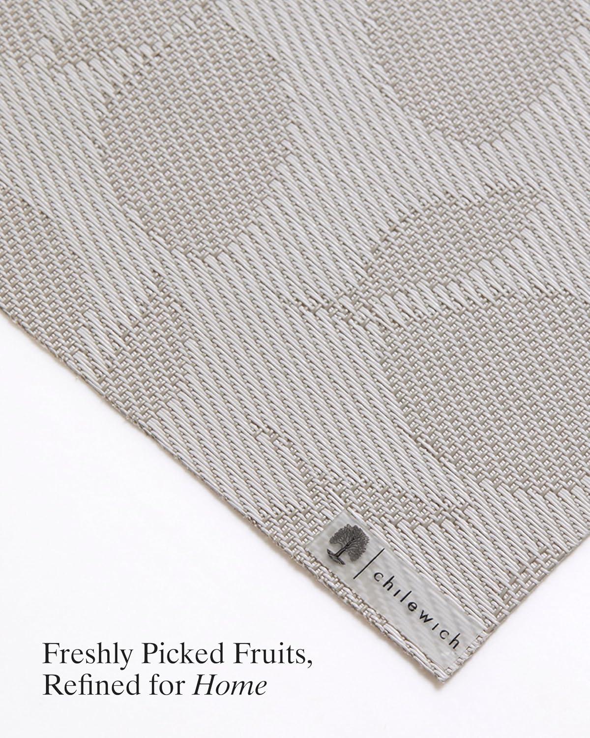 imageMartha by Martha Stewart Chilewich Lemon Leaves Woven Table Runner Reusable StainResistant IndoorOutdoor Dining Table Decorations 14 x 72 GoldenrodSteel Wool