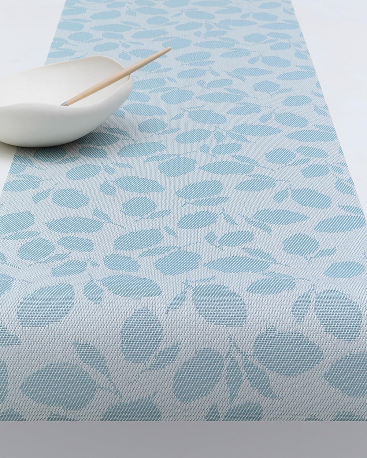 imageMartha by Martha Stewart Chilewich Lemon Leaves Woven Table Runner Reusable StainResistant IndoorOutdoor Dining Table Decorations 14 x 72 GoldenrodRobins Egg