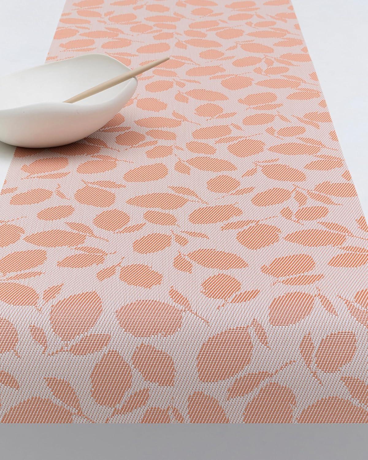 imageMartha by Martha Stewart Chilewich Lemon Leaves Woven Table Runner Reusable StainResistant IndoorOutdoor Dining Table Decorations 14 x 72 GoldenrodMarigold