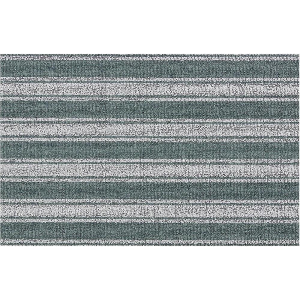imageChilewich Martha by Martha Stewart Boardwalk Stripe Shag Mat Premium IndoorOutdoor Doormat for Entryway Kitchen Dining Room Bathroom Patio Waterproof Backing Fern 1 6 x 2 4Seaside
