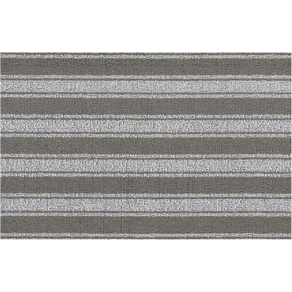 imageChilewich Martha by Martha Stewart Boardwalk Stripe Shag Mat Premium IndoorOutdoor Doormat for Entryway Kitchen Dining Room Bathroom Patio Waterproof Backing Fern 1 6 x 2 4Walnut