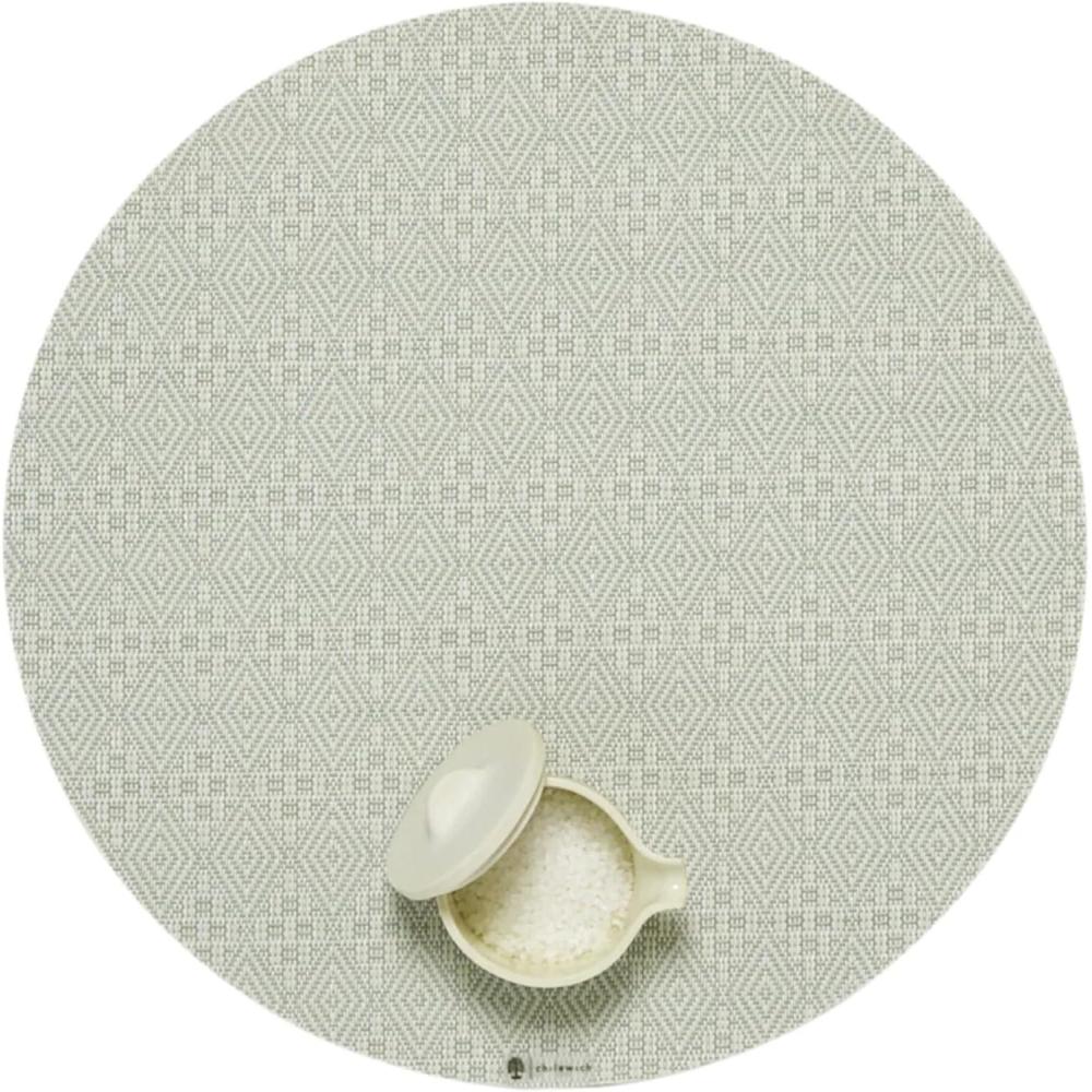 imageMartha by Martha Stewart Chilewich Boxwood Placemats in Wheat Set of 4 Easy Care Woven Tabletop Textiles IndoorOutdoor 15 RoundAbalone