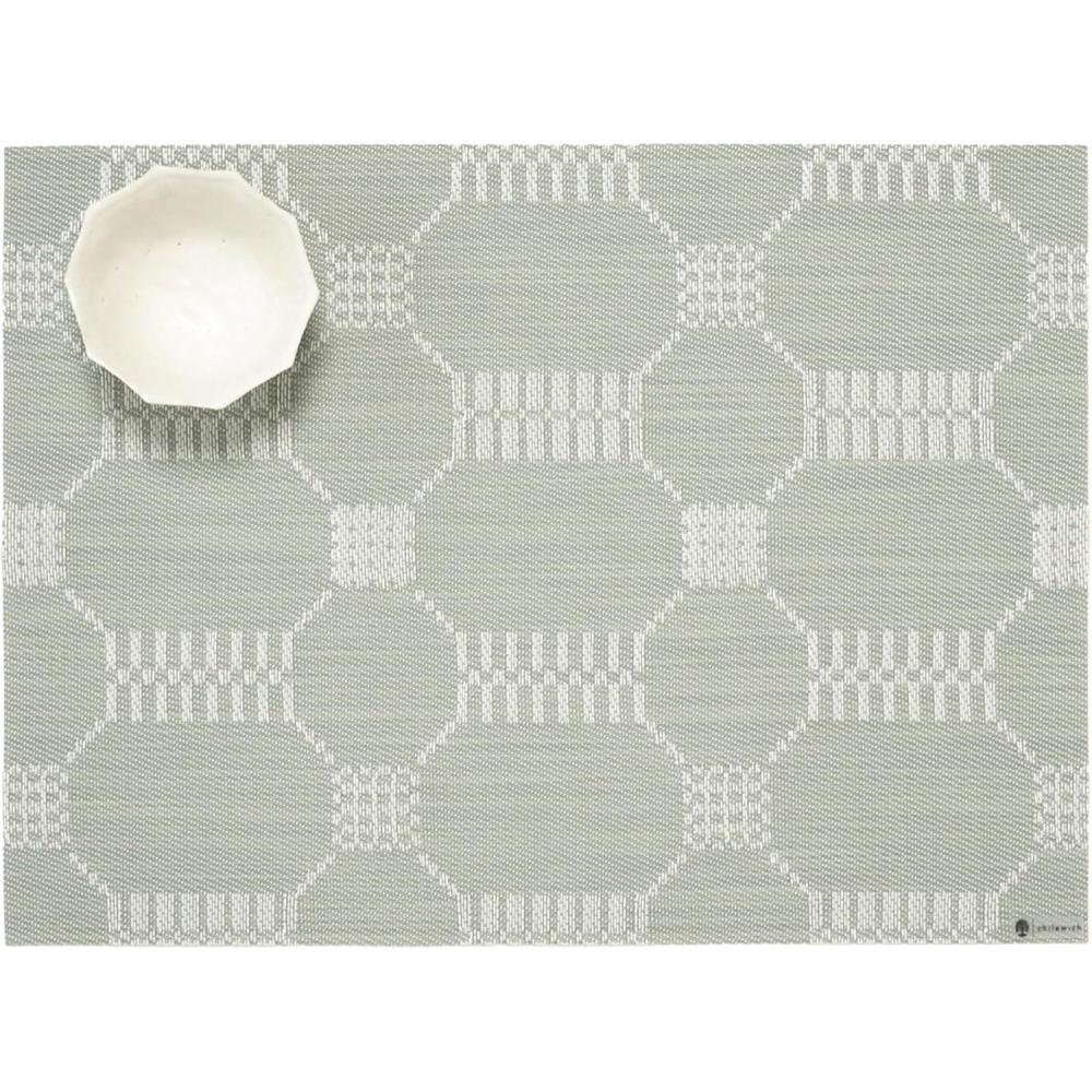 imageMartha by Martha Stewart Chilewich Coverlet Placemats in Abalone Set of 4 Easy Care Woven Tabletop Textiles IndoorOutdoor 19 x 14 RectangleAbalone