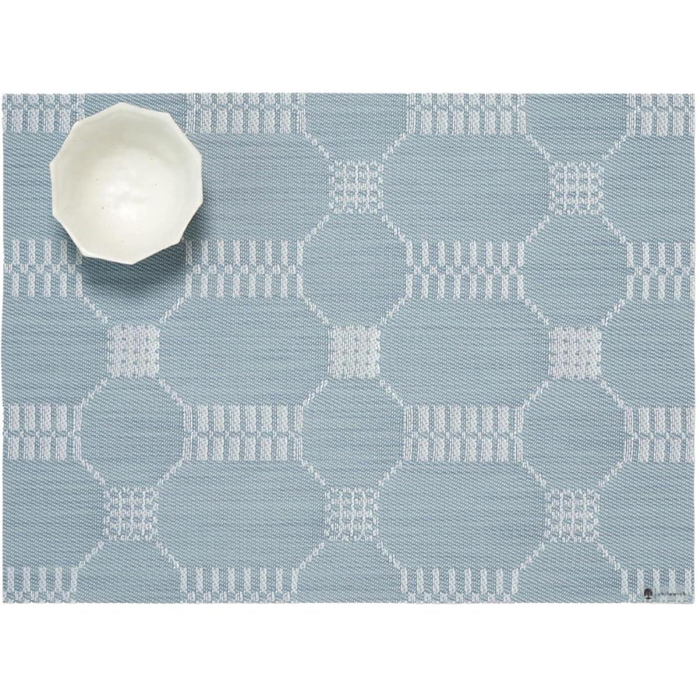 imageMartha by Martha Stewart Chilewich Coverlet Placemats in Abalone Set of 4 Easy Care Woven Tabletop Textiles IndoorOutdoor 19 x 14 RectangleSea