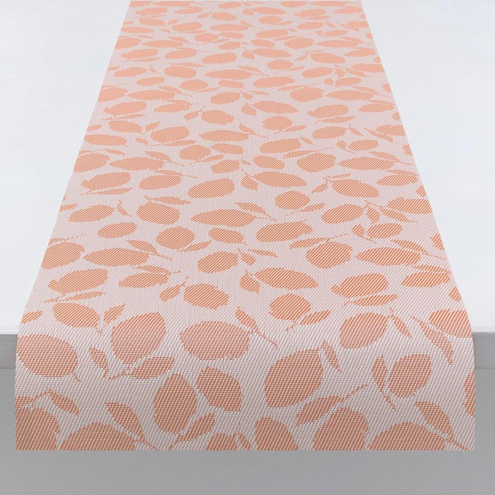 imageMartha by Martha Stewart Chilewich Lemon Leaves Woven Table Runner Reusable StainResistant IndoorOutdoor Dining Table Decorations 14 x 72 GoldenrodMarigold