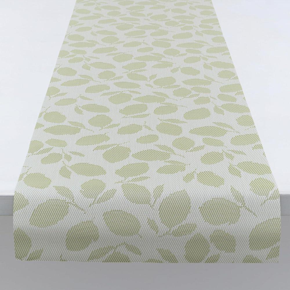 imageMartha by Martha Stewart Chilewich Lemon Leaves Woven Table Runner Reusable StainResistant IndoorOutdoor Dining Table Decorations 14 x 72 GoldenrodSprout