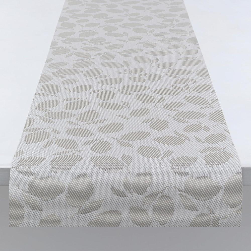 imageMartha by Martha Stewart Chilewich Lemon Leaves Woven Table Runner Reusable StainResistant IndoorOutdoor Dining Table Decorations 14 x 72 GoldenrodSteel Wool