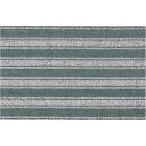 Chilewich Martha by Martha Stewart Boardwalk Stripe Shag Mat – Premium Indoor/Outdoor Doormat for Entryway, Kitchen, Dining Room, Bathroom, Patio – Waterproof Backing – Fern – 1′ 6″ x 2′ 4″(Seaside)