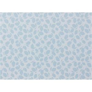 Chilewich Martha by Martha Stewart Lemon Leaves Rug – Premium Indoor/Outdoor Runner Rug for Entryway, Kitchen, Dining Room, Patio – Non-Slip Backing – Robins Egg – 2’2” x 6’(Robins Egg)