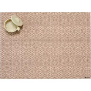 Martha by Martha Stewart | Chilewich Boxwood Placemats – Woven Placemats Set of 4 – Reusable, Stain-Resistant, Indoor/Outdoor Tabletop Protection – Burnt Coral – 14″ x 19″ Rectangle(Burnt Coral)