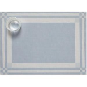 Martha by Martha Stewart | Chilewich Handkerchief Placemats in Sea – Set of 4 – Easy Care Woven Tabletop Textiles – Indoor/Outdoor – 19″ x 14″ Rectangle(Sea)