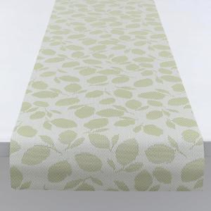 Martha by Martha Stewart | Chilewich Lemon Leaves Woven Table Runner – Reusable, Stain-Resistant, Indoor/Outdoor Dining Table Decorations – 14″ x 72″ – Goldenrod(Sprout)