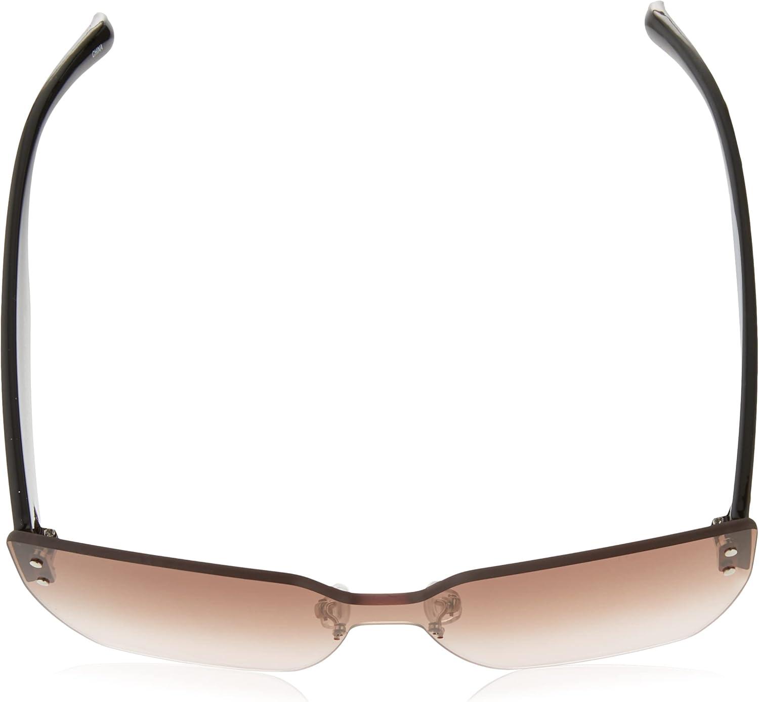 imageMartha Stewart Womens MS188 Oversized UV400 Protective Square Cat Eye Shield SunglassesTimeless Gifts for Her 144mm Tortoise 144 mm