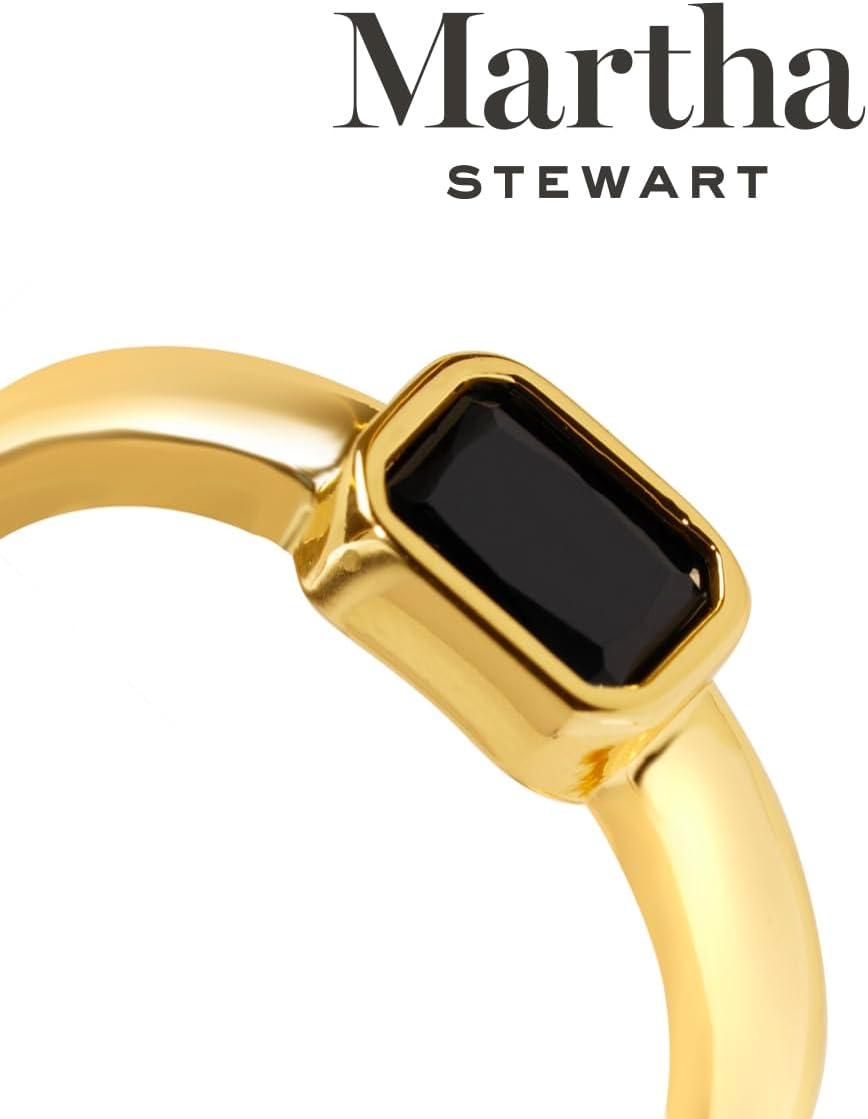 imageMartha Stewart Gold Hoop EarringsBlack