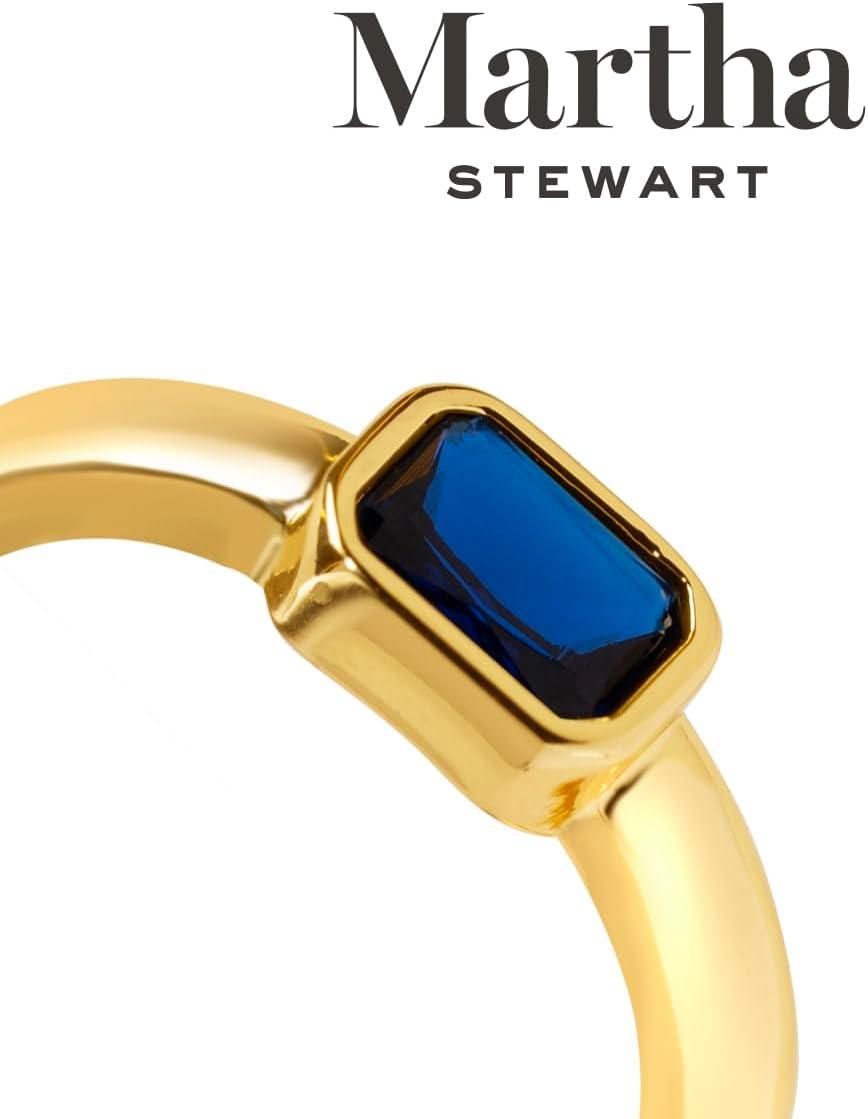imageMartha Stewart Gold Hoop EarringsBlue