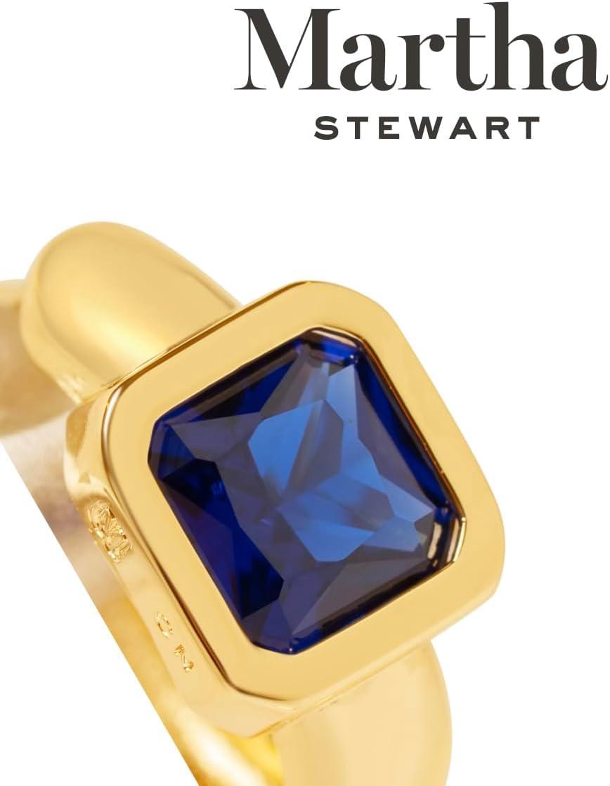 imageMartha Stewart Gold Huggie Hoop EarringsBlue