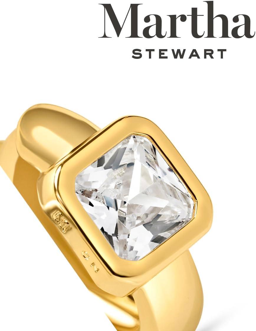 imageMartha Stewart Gold Huggie Hoop EarringsWhite