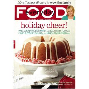 Everyday Food by Martha Stewart December 2011 Holiday Cheer!