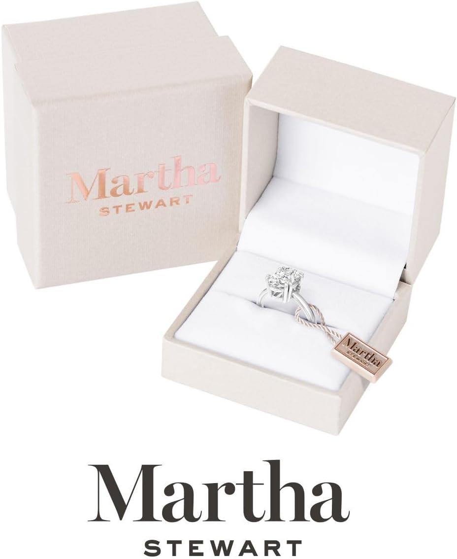 imageMartha Stewart 2 Carat Oval Shape Lab Grown Diamond Solitaire Engagement Ring In Sterling Silver