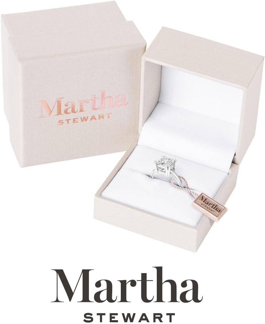 imageMartha Stewart 2 Carat Princess Cut Lab Grown Diamond Solitaire Engagement Ring In Sterling Silver