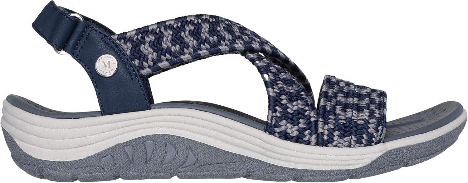 imageSkechers Womens Martha Stewart Reggae Cup Coastal TrailNavy Grey