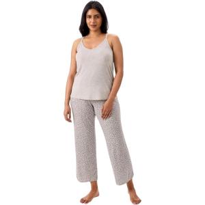 Martha Stewart Women’s 2 Piece Pajama Sets for Spring and Summer | Soft, Luxury Loungewear for Home or Gift(Lt Grey Mix)