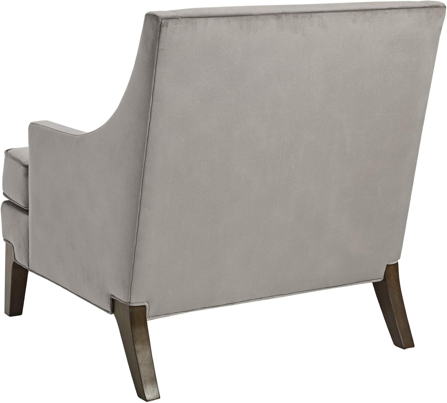 image:imageMartha Stewart Anna Upholstered Accent Chair Removable Lumbar Pillow Support Square Arm Jacqard Fabric Chic Modern Wide Cushion Seat Bedroom Lounge Comfy Blue 3075 W x 3225 D x 325 HAnna Light Grey