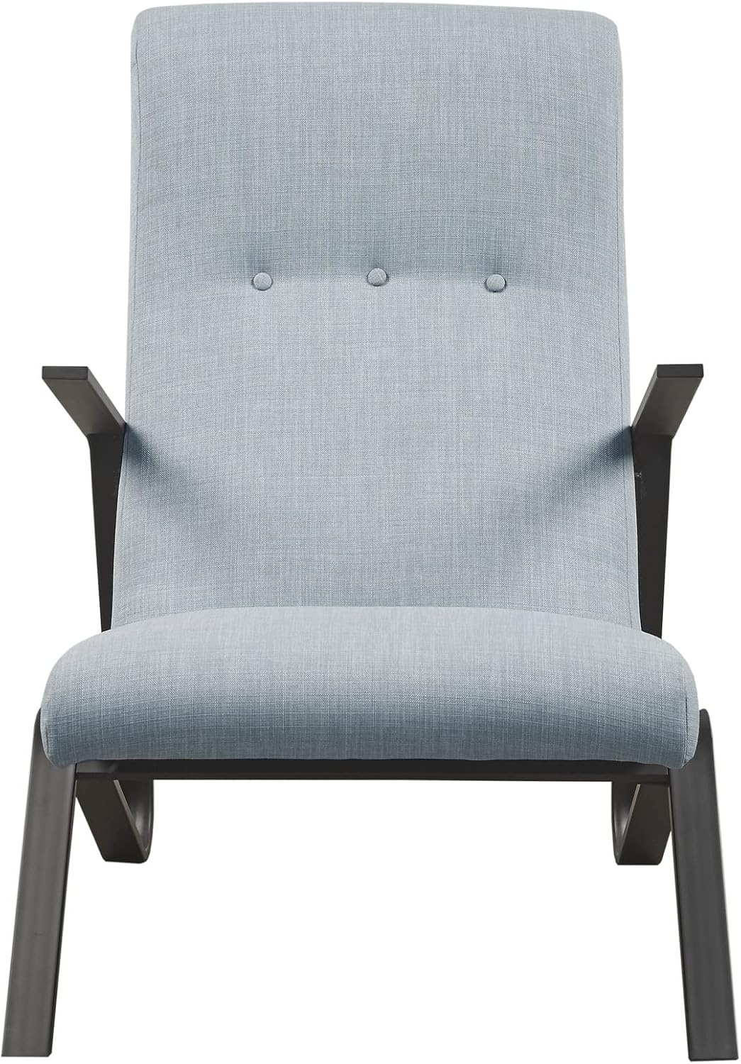 image:imageMartha Stewart Upholsterd Accent Chair Living Room Furniture Modern Design Leisurely Resting Comfortable Foam Seat Cushion Bedroom Lounge Sophisticated Finished Sturdy Frame Light BlueLight Blue